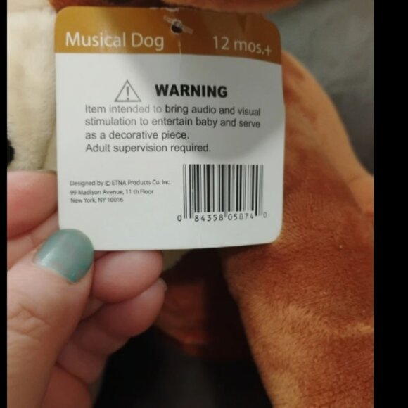 Hound Dog Peekaboo Musical Singing Stuffed Animal Interactive Plush Toy SEE DESC - Picture 6 of 11